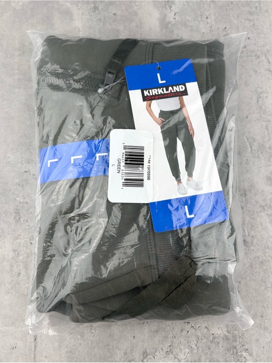 Kirkland Signature Pants - Kirkland Signature Women's L Active Jogger Green Sz. L New Breathable